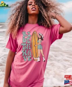 Surfer Cowgirl Shirt Unisex Hoodie