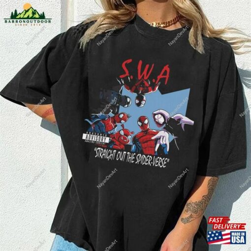 Swa Vintage T-Shirt Straight Outta The Spider Verse Shirt Classic