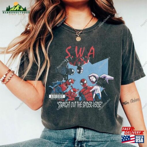 Swa Vintage T-Shirt Straight Outta The Spider Verse Shirt Classic