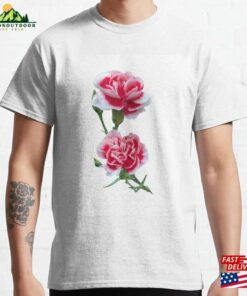 Sweet Mini Pink Carnations Classic T-Shirt Sweatshirt Sweet Mini Pink Carnations Classic T-Shirt Sweatshirt