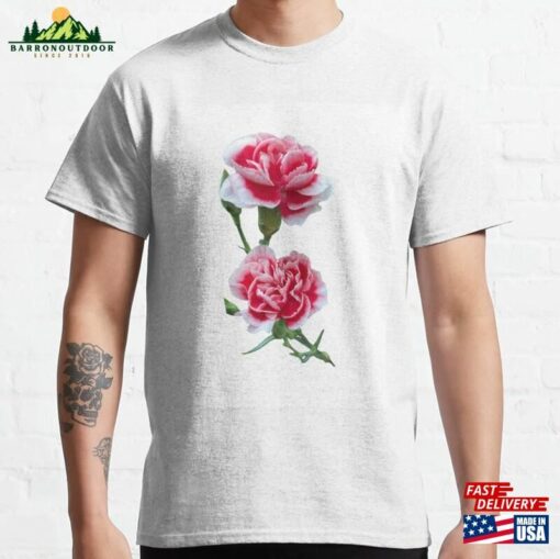 Sweet Mini Pink Carnations Classic T-Shirt Sweatshirt