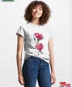Sweet Mini Pink Carnations Classic T-Shirt Sweatshirt 3 Sweet Mini Pink Carnations Classic T Shirt Sweatshirt 4
