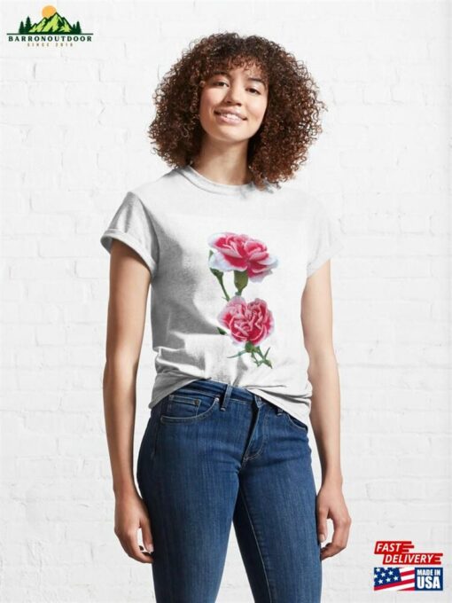 Sweet Mini Pink Carnations Classic T-Shirt Sweatshirt