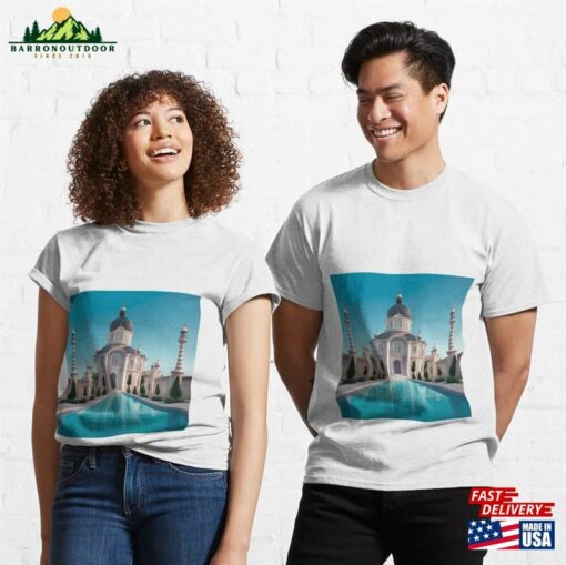 Taj Mahal On Ai 5 Panc Classic T-Shirt