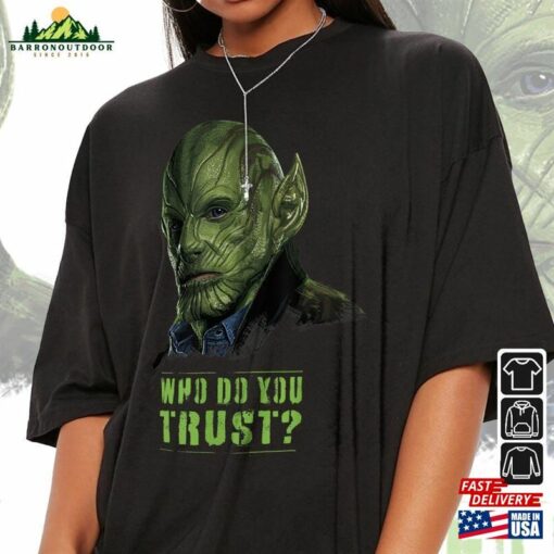 Talos Who Do You Trust Movie Shirt Secret Invasion 2023 Tv Series Vintage 90S Y2k Sweatshirt Hoodie T-Shirt