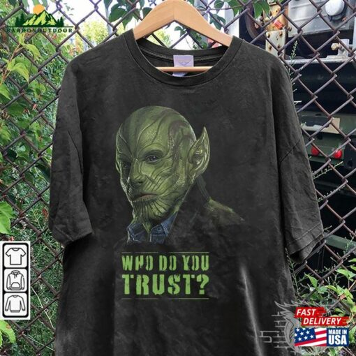 Talos Who Do You Trust Movie Shirt Secret Invasion 2023 Tv Series Vintage 90S Y2k Sweatshirt Hoodie T-Shirt