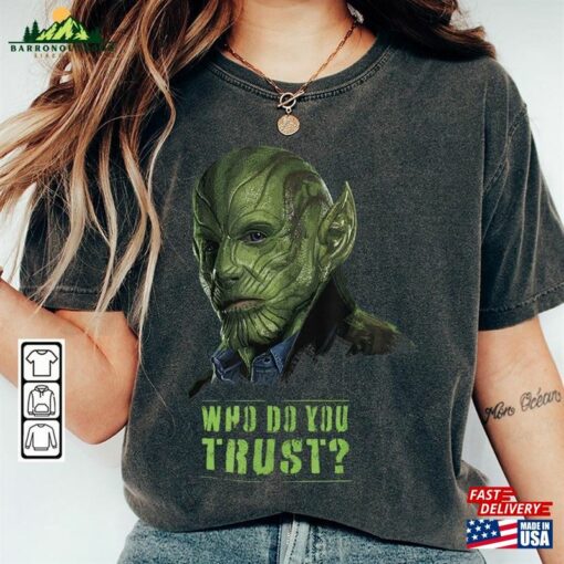 Talos Who Do You Trust Movie Shirt Secret Invasion 2023 Tv Series Vintage 90S Y2k Sweatshirt Hoodie T-Shirt