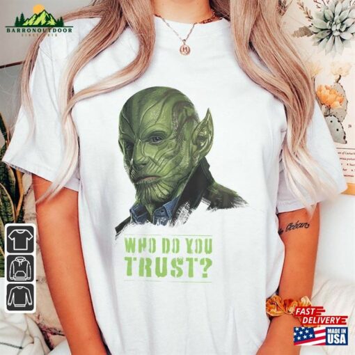 Talos Who Do You Trust Movie Shirt Secret Invasion 2023 Tv Series Vintage 90S Y2k Sweatshirt Hoodie T-Shirt