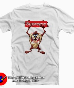 Tasmanian Devil Looney Supreme Tee Shirt Tasmanian Devil Looney Supreme Tee Shirt