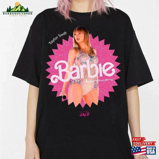 Taylor Barbie Edition Shirt Pink The Eras Tour T-Shirt Hoodie