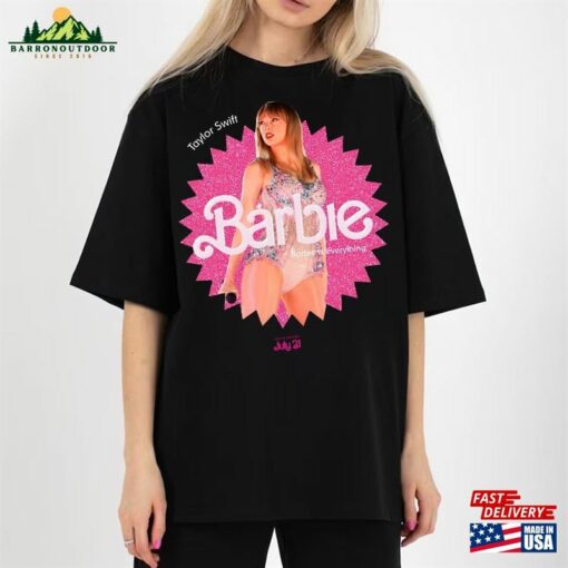 Taylor Barbie Edition Shirt Pink The Eras Tour T-Shirt Hoodie