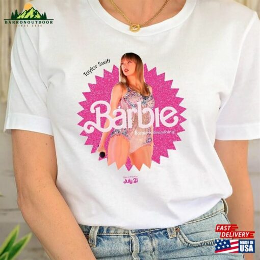 Taylor Swift Barbie Shirt Movie Poster 2023 In Her Eras Era Tour Classic Hoodie