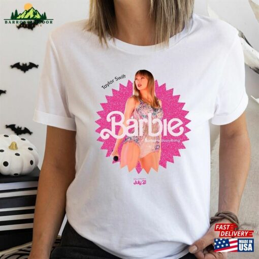 Taylor Swift Barbie Shirt Movie Poster 2023 In Her Eras Era Tour Classic Hoodie