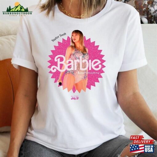 Taylor Swift Barbie Shirt Movie Poster 2023 In Her Eras Era Tour Classic Hoodie