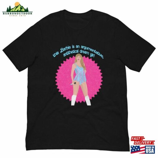 Taylor Swift Inspired Barbie Movie Poster Hits Different Lyric T Shirt T-Shirt Sweatshirt