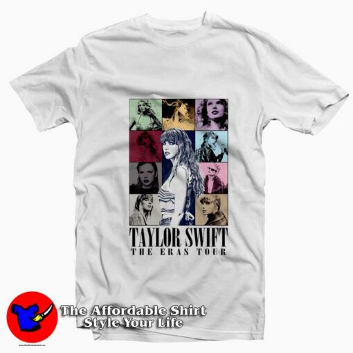 Taylor Swift The Eras Tour 2023 Poster T-Shirt On Sale