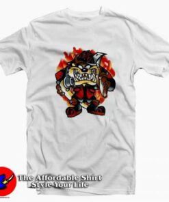 Taz Firefighter Looney Tunes Vintage Unisex T-shirt On Sale