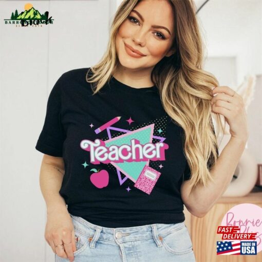 Teacher Shirt Pink Colorful Classic T-Shirt