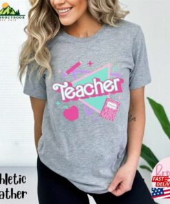 Teacher Shirt Pink Colorful Classic T-Shirt 3 Teacher Shirt Pink Colorful Classic T Shirt 4