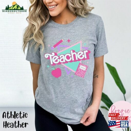 Teacher Shirt Pink Colorful Classic T-Shirt