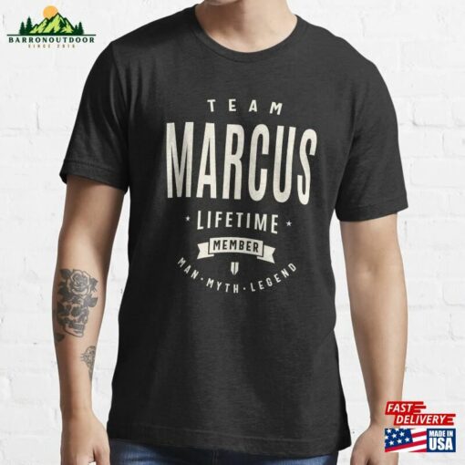 Team Marcus Lifetime Member Essential T-Shirt Unisex Hoodie