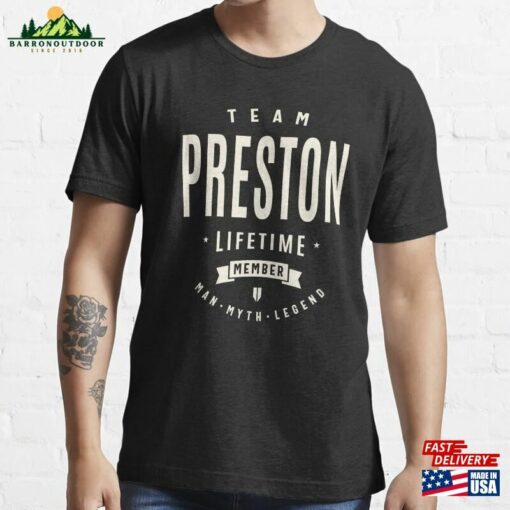 Team Preston Lifetime Member Essential T-Shirt Classic Sweatshirt