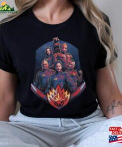 Team With Badge Shirt Marvel Movie 2023 Guardians Of The Galaxy Volume 3 Classic T-Shirt