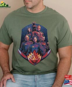 Team With Badge Shirt Marvel Movie 2023 Guardians Of The Galaxy Volume 3 Classic T Shirt 4
