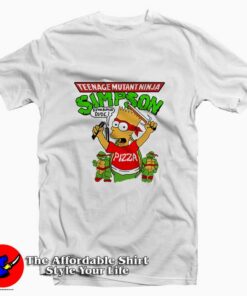Teenage Mutant Ninja Simpson Tee Shirt 1