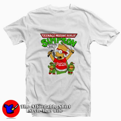 Teenage Mutant Ninja Simpson Tee Shirt