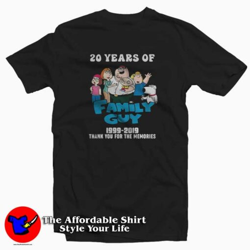 Thank You For The Memories Family Guy Tshirt Cheap