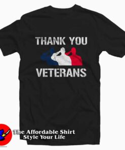 Thank You Military Soldiers Veterans Day T-shirt On Sale