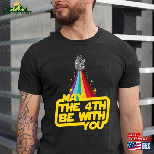 The 4Th Be With You Shirt Vintage Dadalorian Fathers Day Gift Sweatshirt Classic