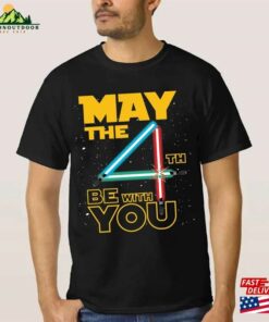 The 4Th Be With You Shirt Vintage Dadalorian Fathers Day Gift Unisex Hoodie
