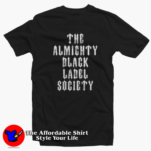 The Almighty Black Label Society Graphic T-shirt On Sale