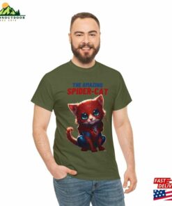 The Amazing Spider Cat Unisex Heavy Cotton Tee Sweatshirt