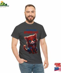 The Amazing Spider Cat Unisex Heavy Cotton Tee Sweatshirt 3 The Amazing Spider Cat Unisex Heavy Cotton Tee Sweatshirt 4