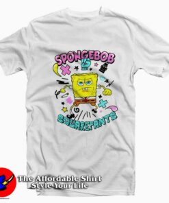 The Angry Spongebob Squarepants x Vans T Shirt On Sale 1