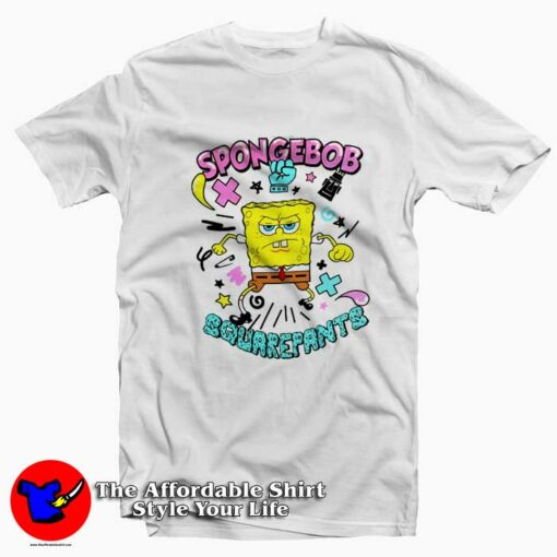 The Angry Spongebob Squarepants x Vans T-Shirt On Sale