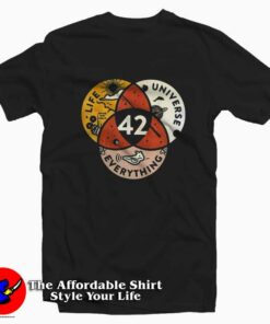 The Answer Life Universe Everything Vintage T-shirt On Sale