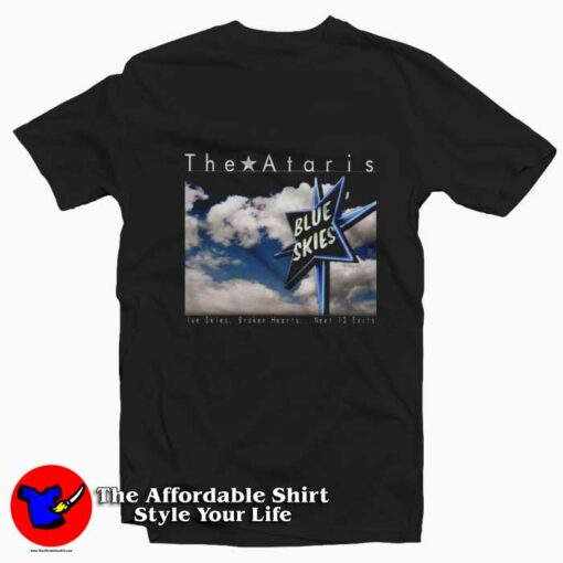 The Ataris Blue Skies Broken Hearts Graphic T-Shirt On Sale