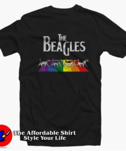 The Beagles Dog Rainbow LGBT Pride Unisex T-Shirt On Sale