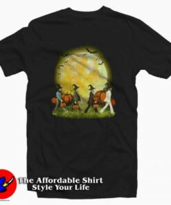 The Beatles Abbey Road Moon Halloween T-shirt On Sale