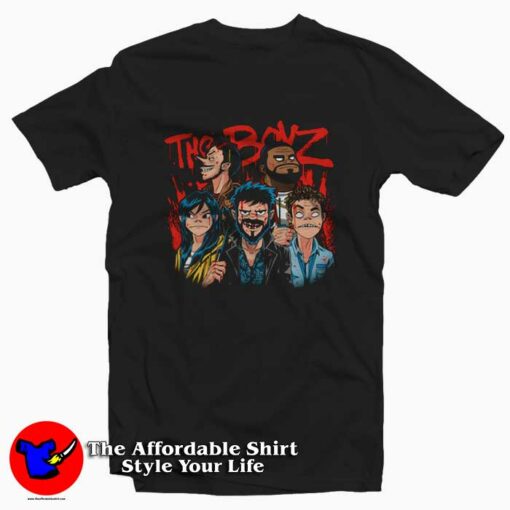 The Boys as Gorillaz The Now Now Cover T-shirt On Sale