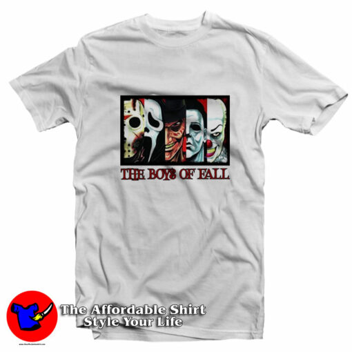 The Boys of Fall Horror Movie Halloween T-Shirt On Sale