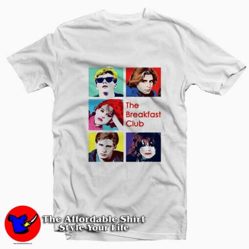 The Breakfast Club Movie Vintage Graphic T-Shirt On Sale