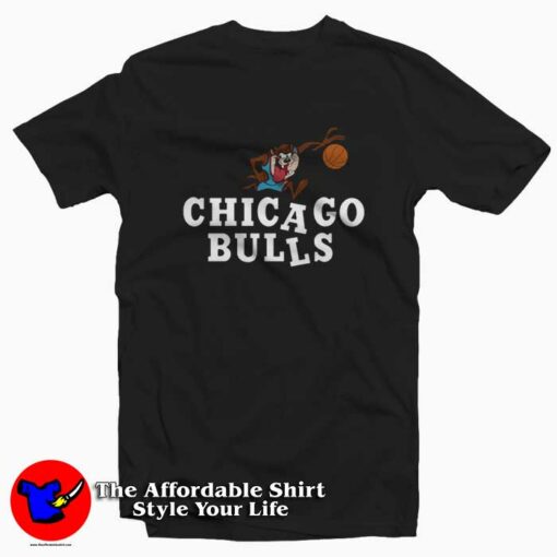 The Bulls x Taz Space Jam Graphic Unisex T-shirt On Sale