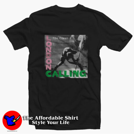 The Clash London Calling Vintage Unisex T-shirt On Sale