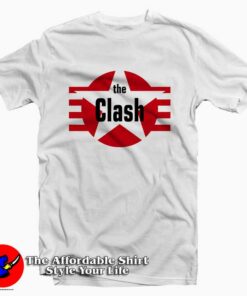 The Clash Star And Stripes Magnet Tee Shirt The Clash Star And Stripes Magnet Tee Shirt
