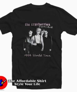 The Cranberries Zombie 1994 World Tour Graphic T Shirt On Sale 1